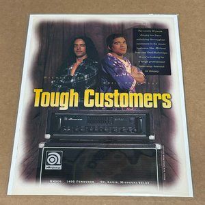 AMPEG AMPS - Michael Inez & Oteil Burbridge - 1998 Print Advertisement
